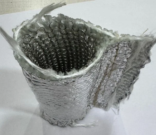 SYNTHETIC SEALING PROFILE PART NO. SCSP2 -50 MM WIDTH, 25 MM BALOON WITH SS COIL INSERTED INTER LOCKING, TYPE 4 LAYER TEMPERATURE RESISTANCE PROFILE, TEMPERATURE RESISTANCE 400 °C (Single Bloon) view 2
