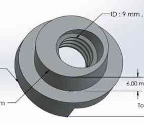 Temple Ring Spacer Thredded (Drg-SR2822)