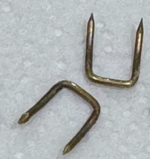 U Type Nail Copper Coated Tempered And Sharp End Edge view 1