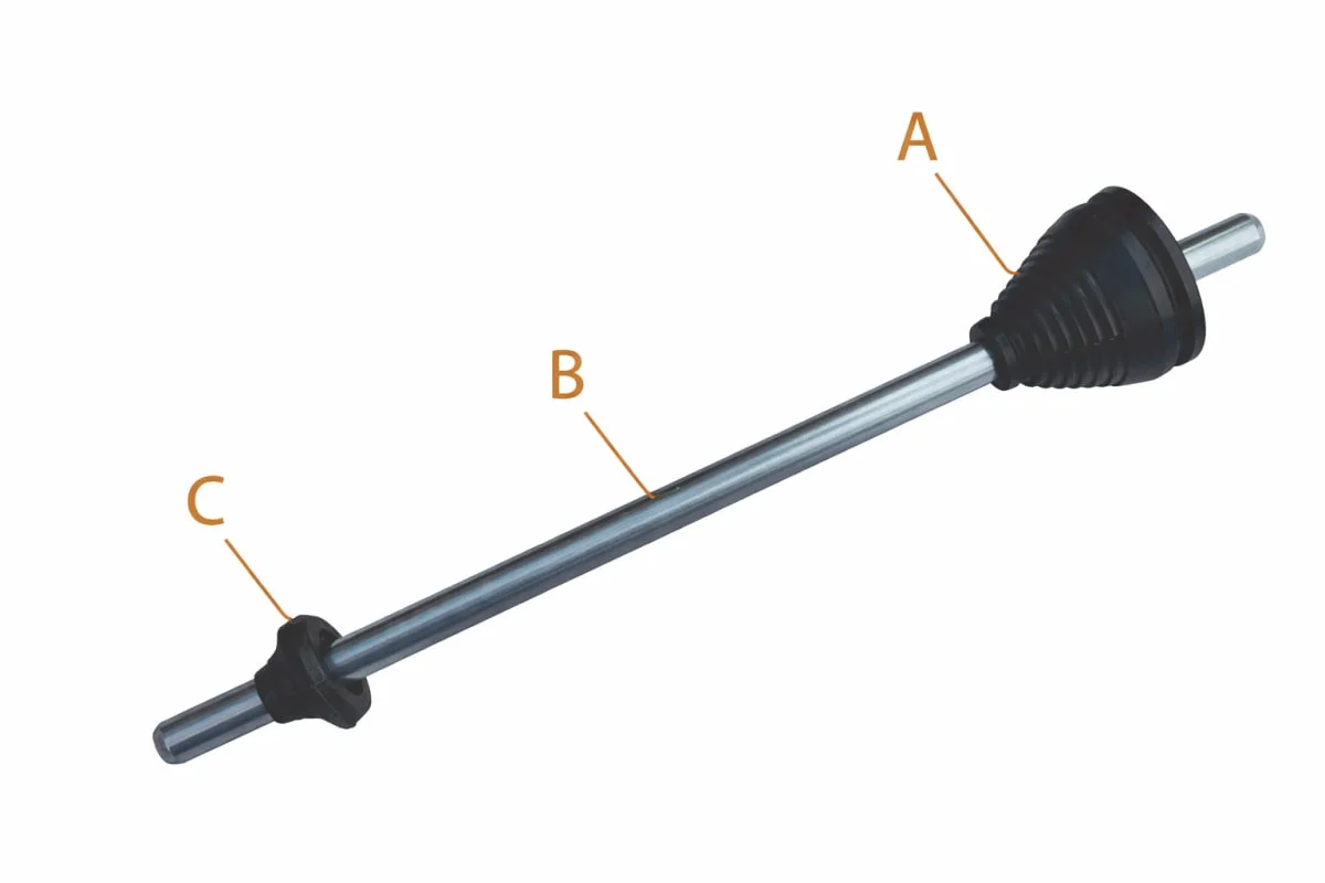 Waste Yarn Shaft Assembly