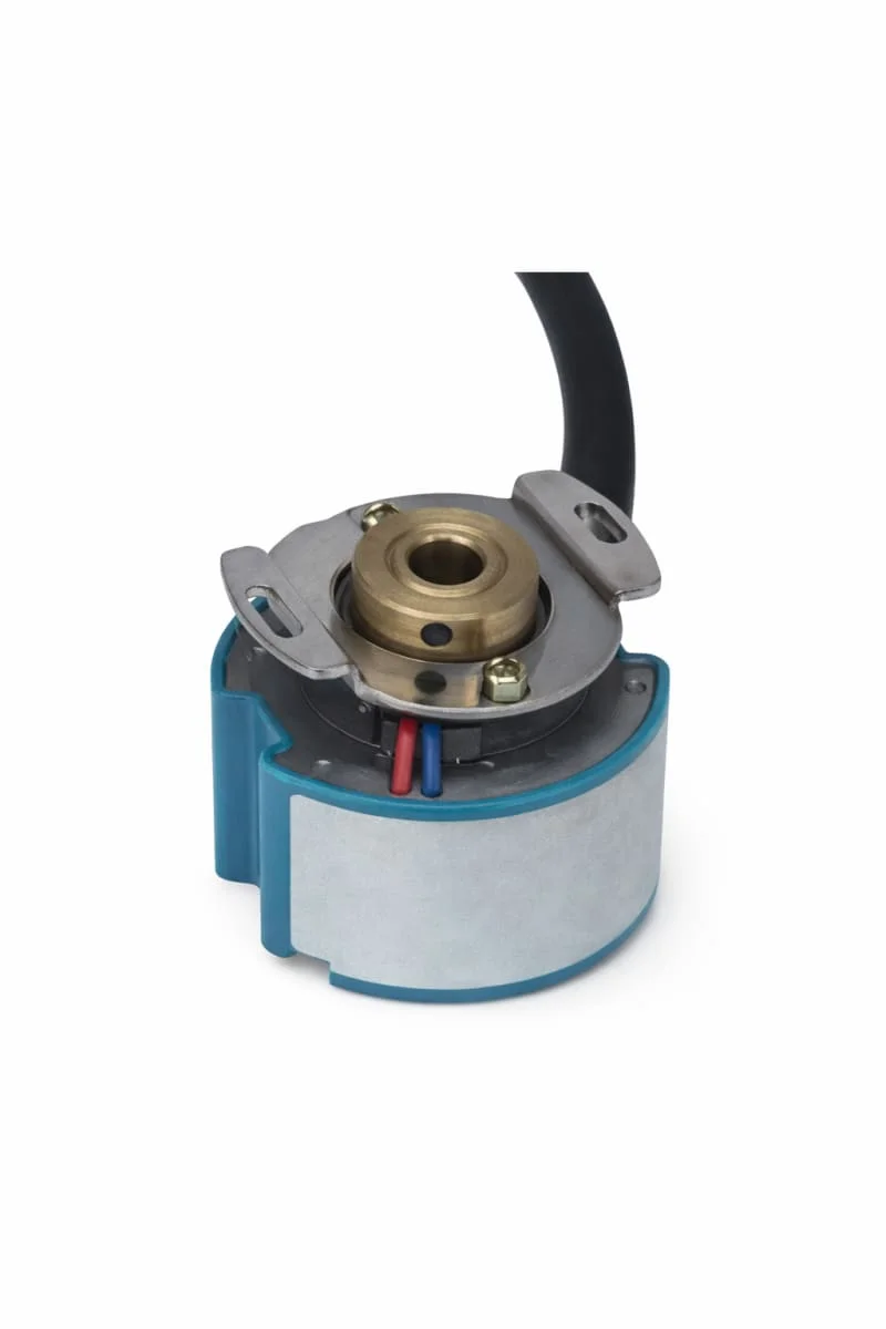 Weft storage encoder