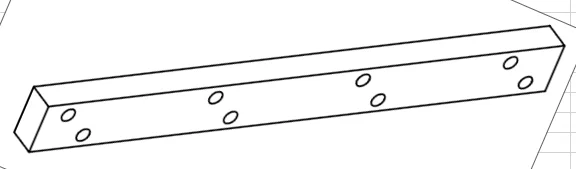 1002711 BUSBAR_ 1 X .5 X 10.500 IN
