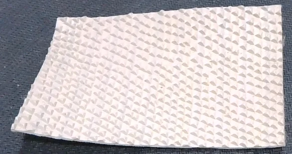 Synthetic Fillet 50 mm Rough White with back side blue line Fabric SC-SEWRS view 1
